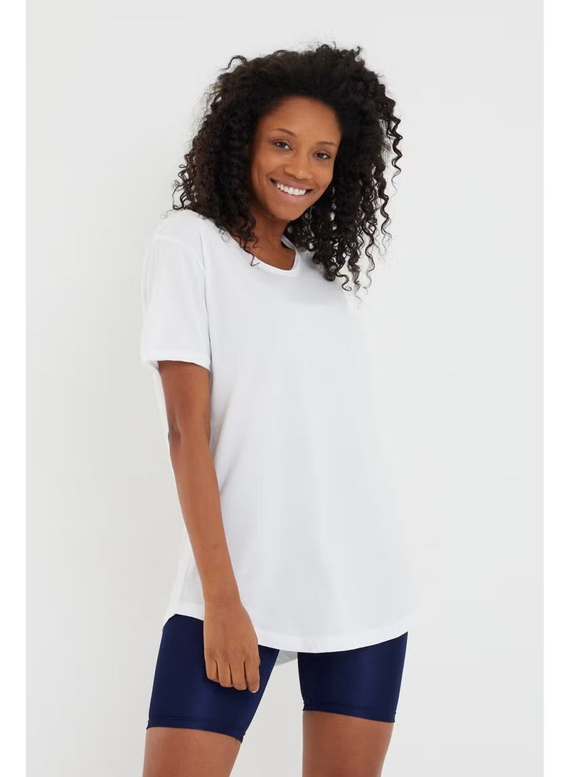 Cool Tarz Cool Style Style Cool Women White Dirty Collar Loose T-SHIRT-XKTCPS001R15S - Image 1